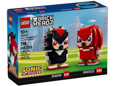 40672 LEGO BrickHeadz Sonic the Hedgehog Knuckles & Shadow