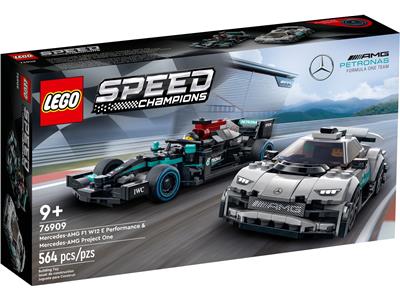 76909 LEGO Speed Champions Mercedes-AMG F1 W12 E Performance & Mercedes-AMG Project One