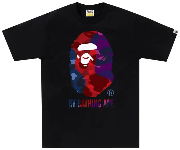 BAPEColorCamoCrazyByBathingApeTeeBlackIcySocietySLC