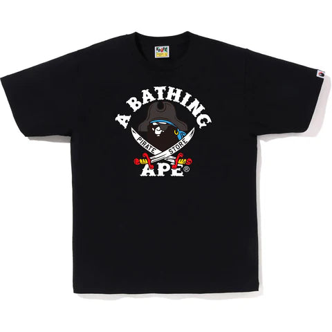 Bape CAPTAIN APE PIRATE COLLEGE TEE