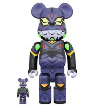 Bearbrick Evangelion Unit 13 100% & 400% Set