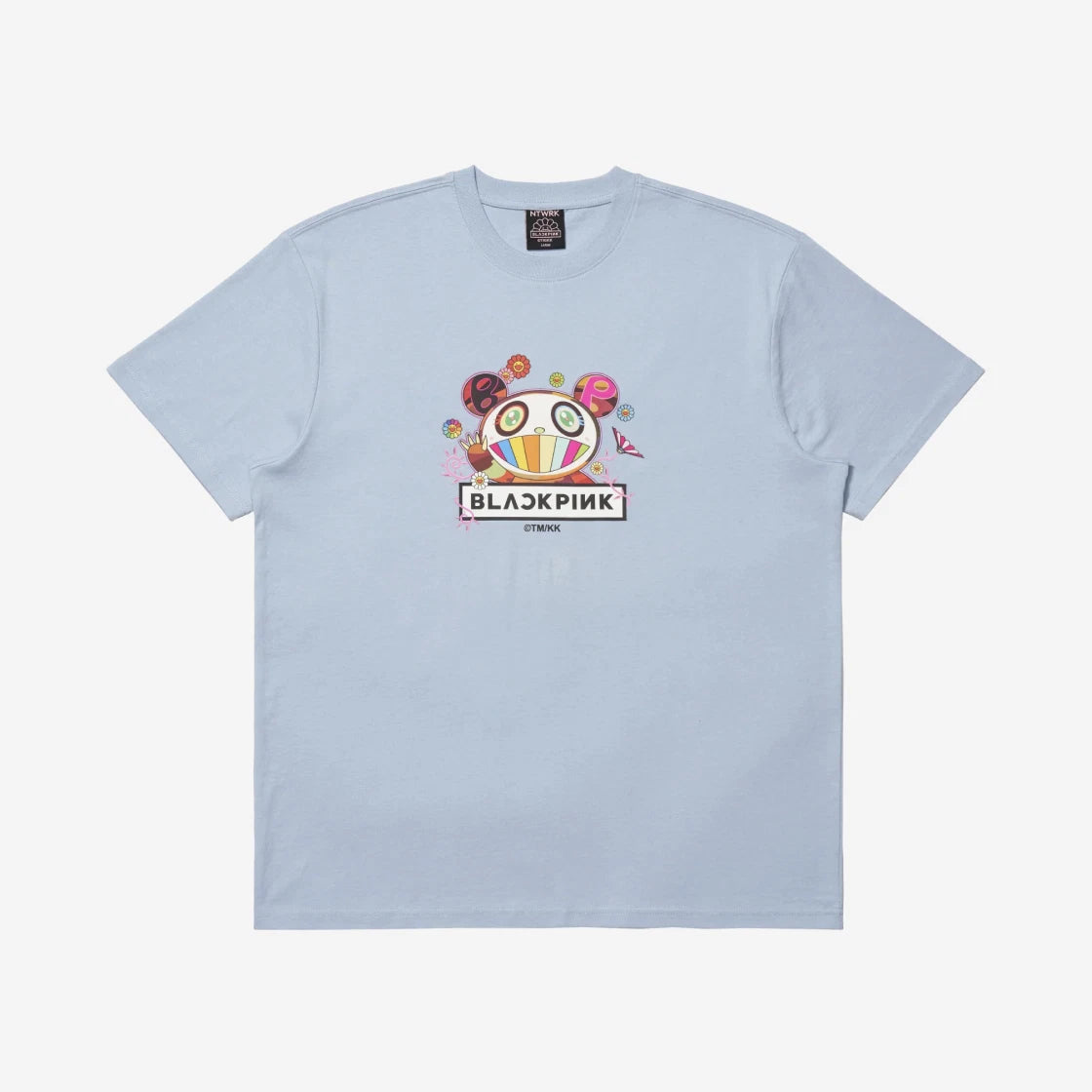 Blackpink x Kaikai Kiki Takashi Murakami Signature T-shirt Vintage Blue
