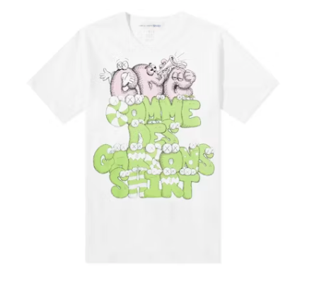 CommedesGarconsShirtxKAWSPrintT-shirtIcySociety