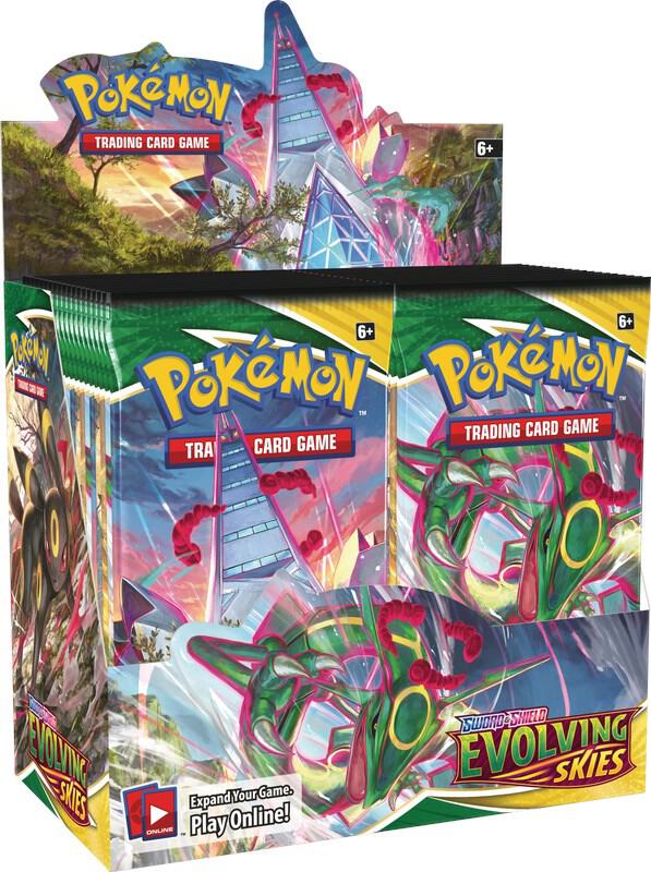 Pokemon Evolving Skies Booster Box Icy Society Pokemon Evolving Skies Booster Box Icy Society