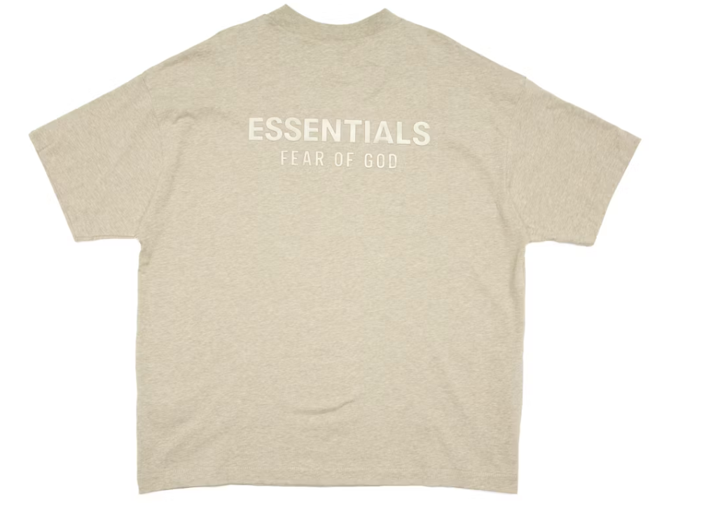 Fear of God Essentials Classic Short Sleeve Tee Heather Stone