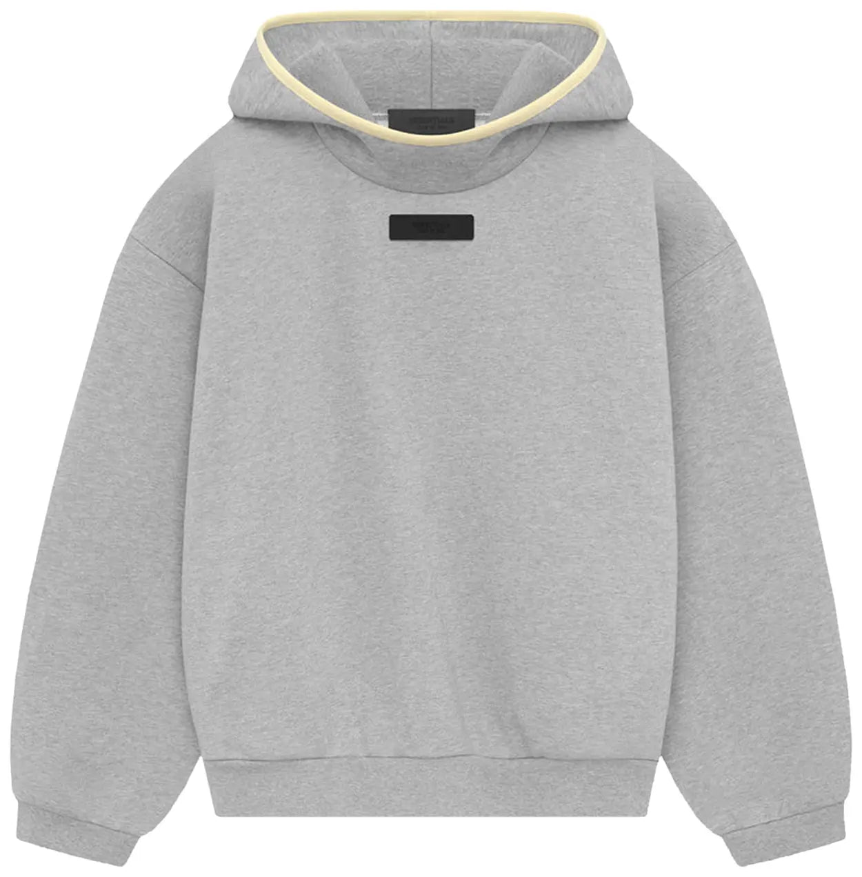 Fear of God Essentials Hoodie Light Heather Grey/Garden Yellow