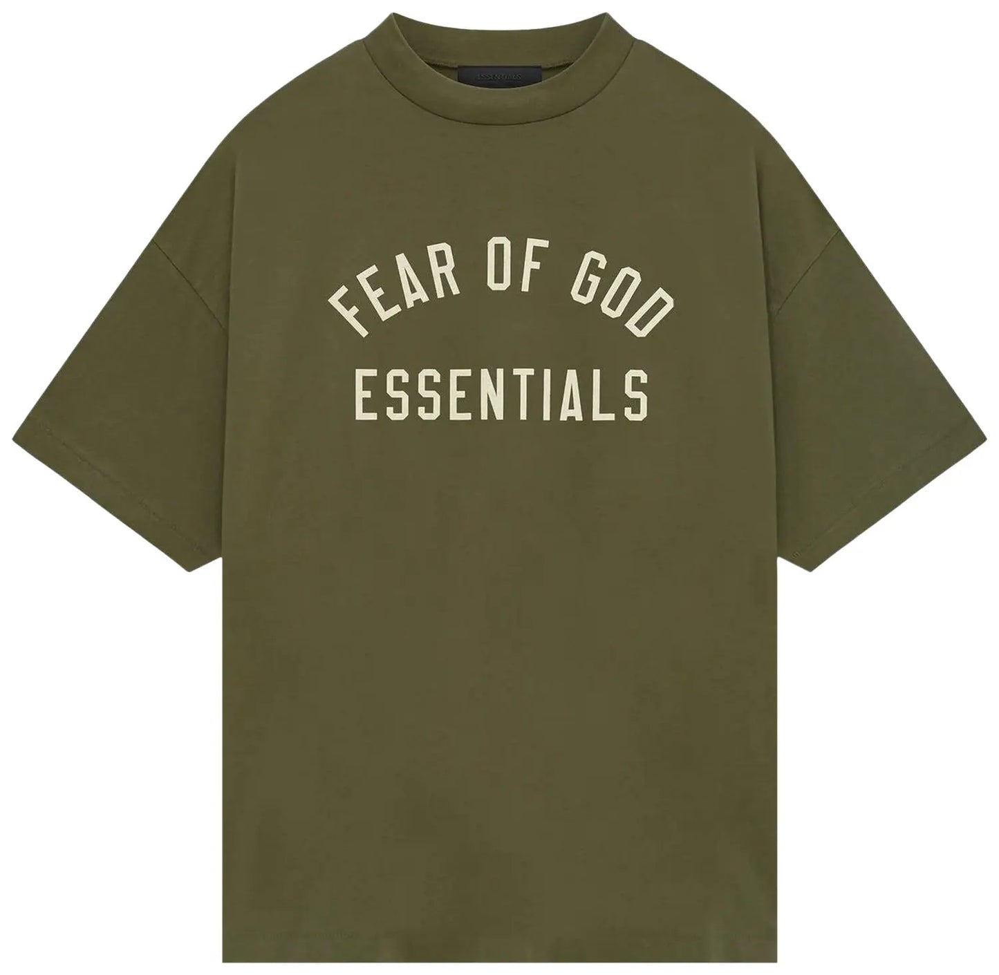 Fear of God Essentials Jersey Crewneck Tee 'Military'