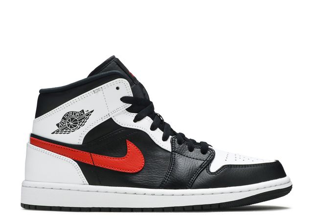 Jordan1MidBlackChileRedWhiteIcySocietySLC