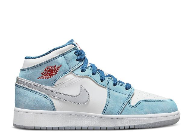 Jordan 1 Mid SE French Blue Light Steel (GS)