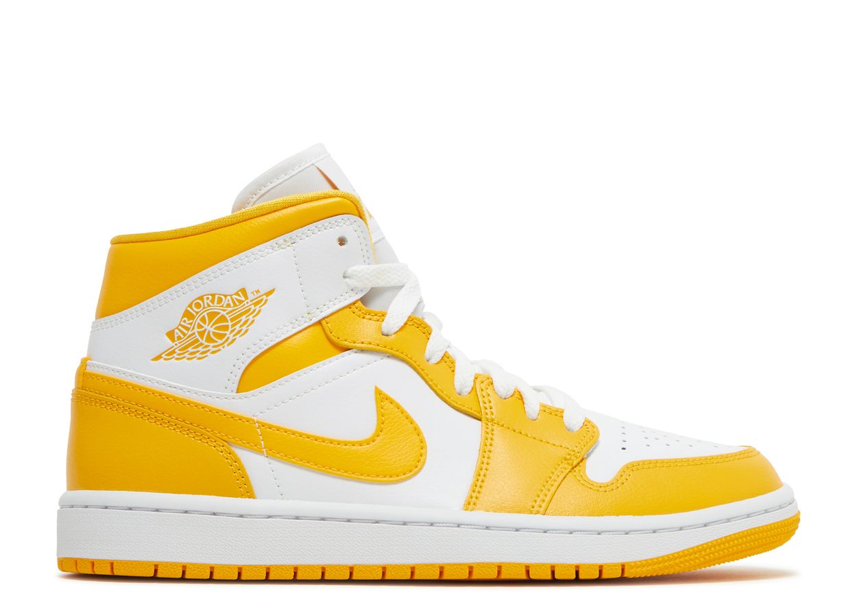 Jordan 1 Mid White University Gold (Women's)