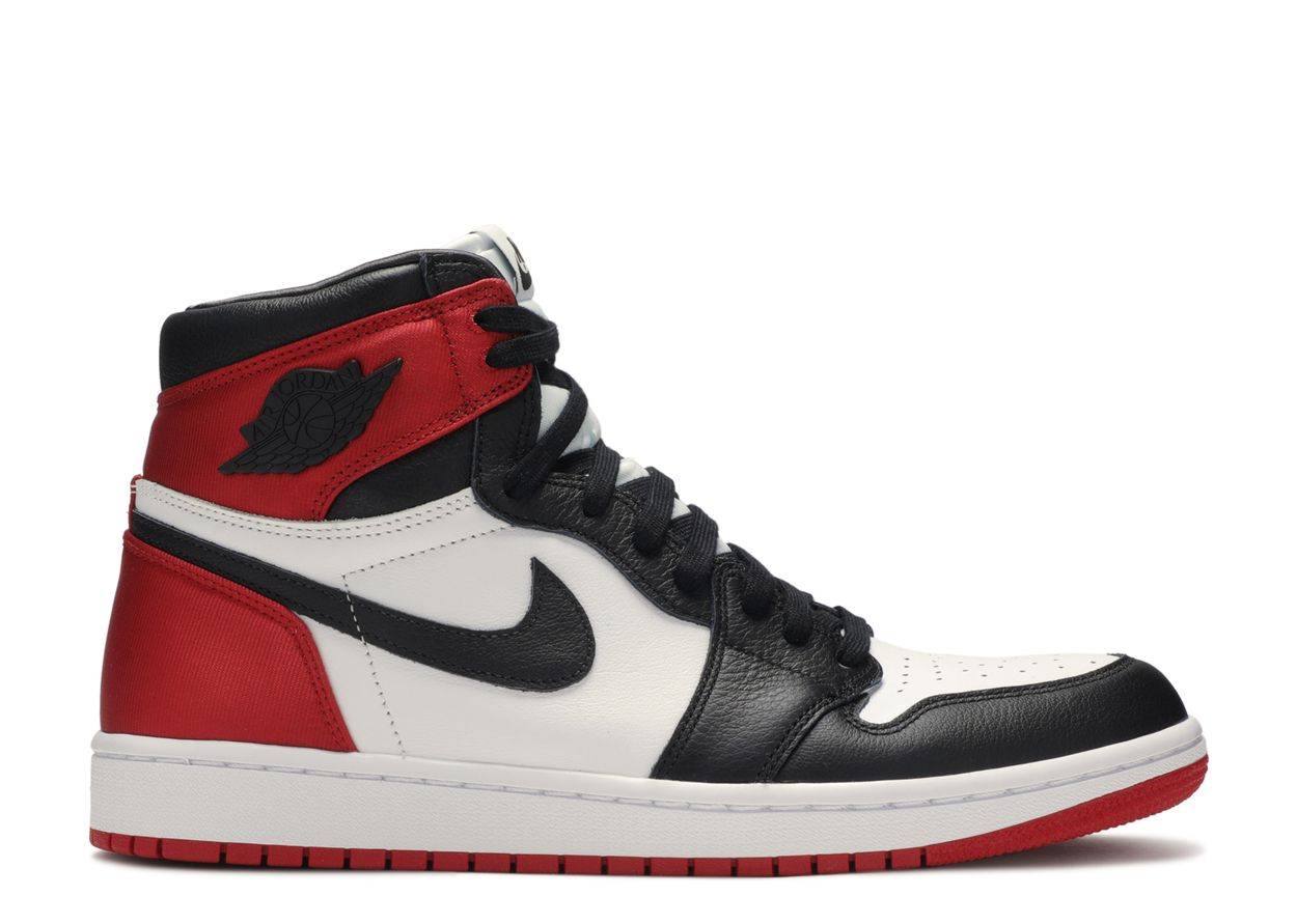 Jordan 1 Retro High Satin Black Toe (Women's)