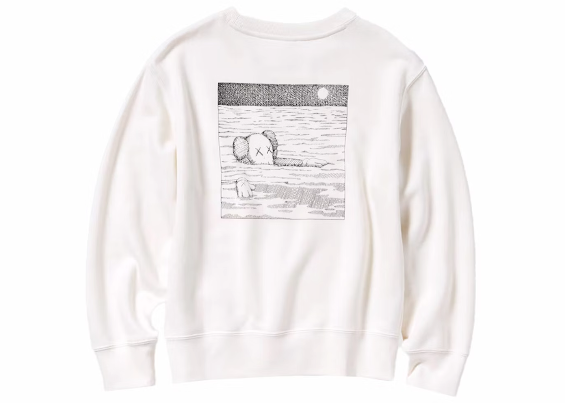 KAWS x Uniqlo Longsleeve Sweatshirt Off White