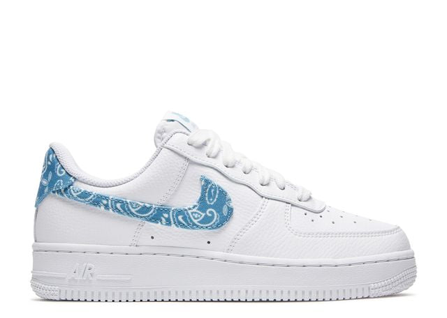 Nike Air Force 1 Low '07 Essential White Worn Blue Paisley (Women's)