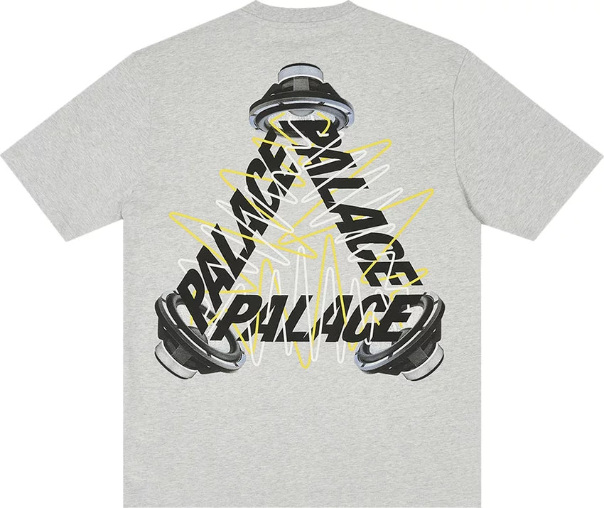 Palace Speaker P-3 T-Shirt Grey Marl
