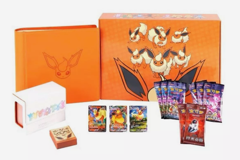 PokemonTCGS-Chinese2024EeveeGXGiftBoxFlareonBoxExclusive