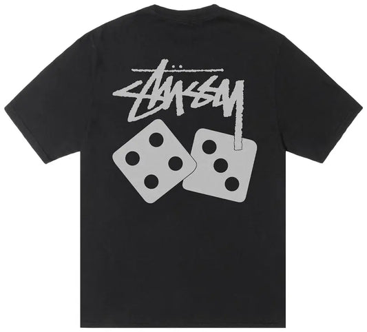 Stussy Dice Tee Pigment Dyed 'Black'