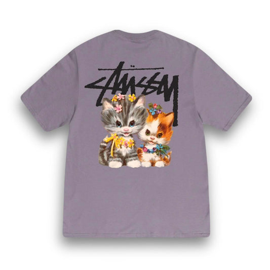 Stussy Kittens Tee Mauve