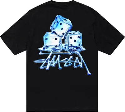 Stussy Melted Tee Black