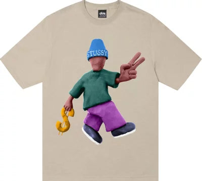 Stussy Peace & Prosperity Tee Khaki