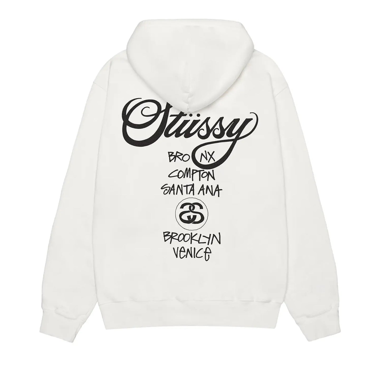 Stussy World Tour Hoodie 'Natural'