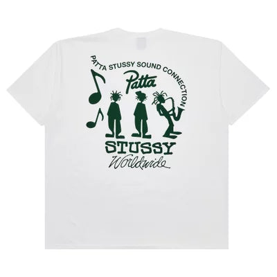 Stussy x Patta Sound Connection Tee White