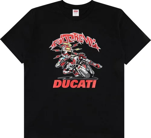Supreme Ducati Bike Tee Black