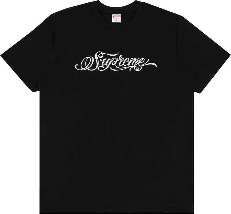 Supreme Script Tee Black