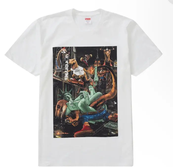 Supreme T-Rex Tee White
