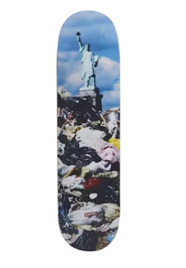 Supreme Trash Skateboard Deck Multicolor