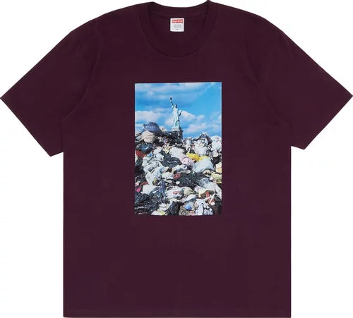 Supreme Trash Tee Eggplant
