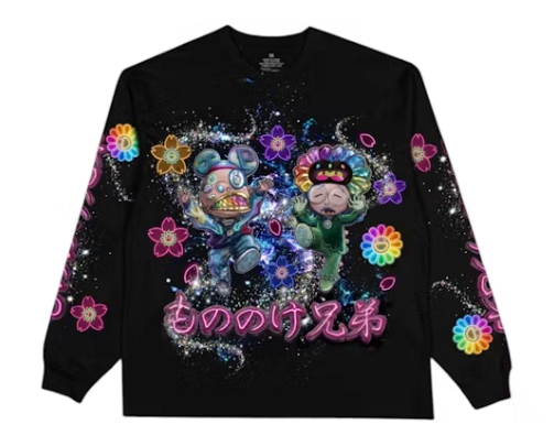Takashi Murakami x MNNK Bro. (Takashi Murakami x JP THE WAVY) Long Sleeve T-shirt