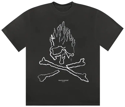 Travis Scott Cactus Jack For Mastermind Skull T-shirt Black
