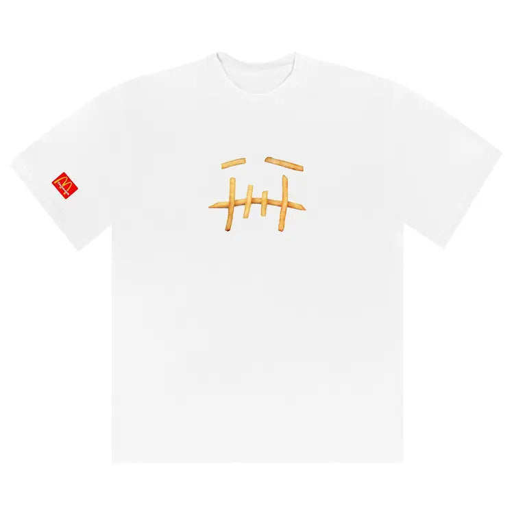 Travis Scott x McDonald's Fry T-shirt White