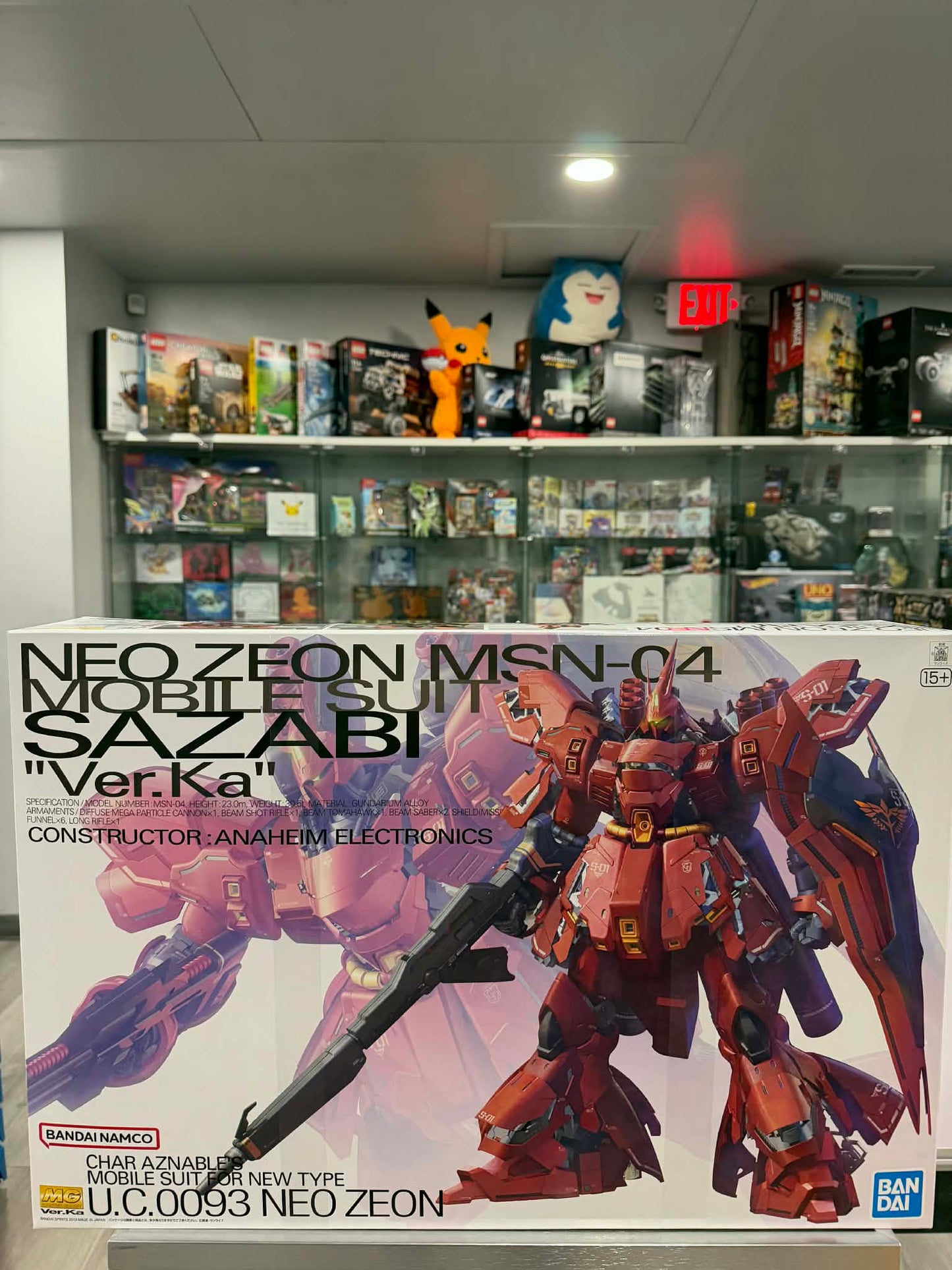 Gundam Model Kit: MG 1/100 - MSN-04 Sazabi Ver.Ka