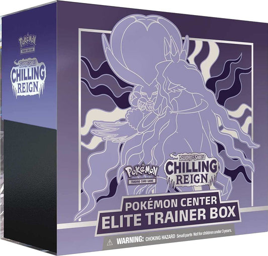 Pokemon Chilling Reign Pokemon Center Elite Trainer Box [Shadow Rider Calyrex] (Exclusive) - SWSH06: Chilling Reign (SWSH06)