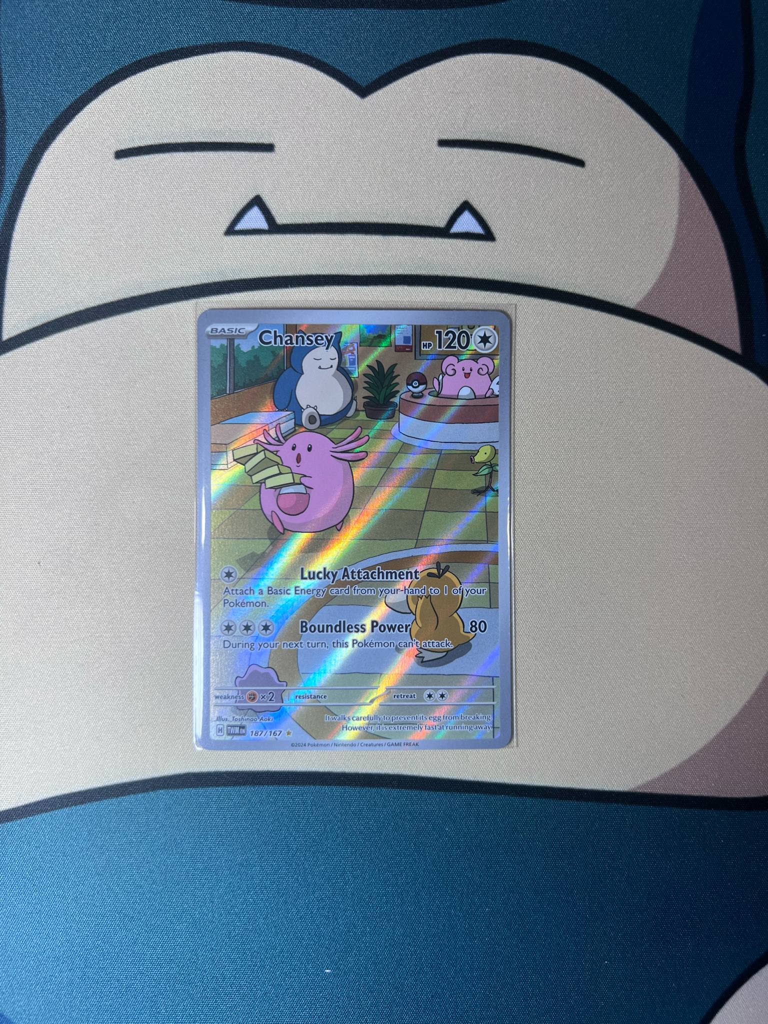 Pokemon Chansey #187 Pokemon Twilight Masquerade