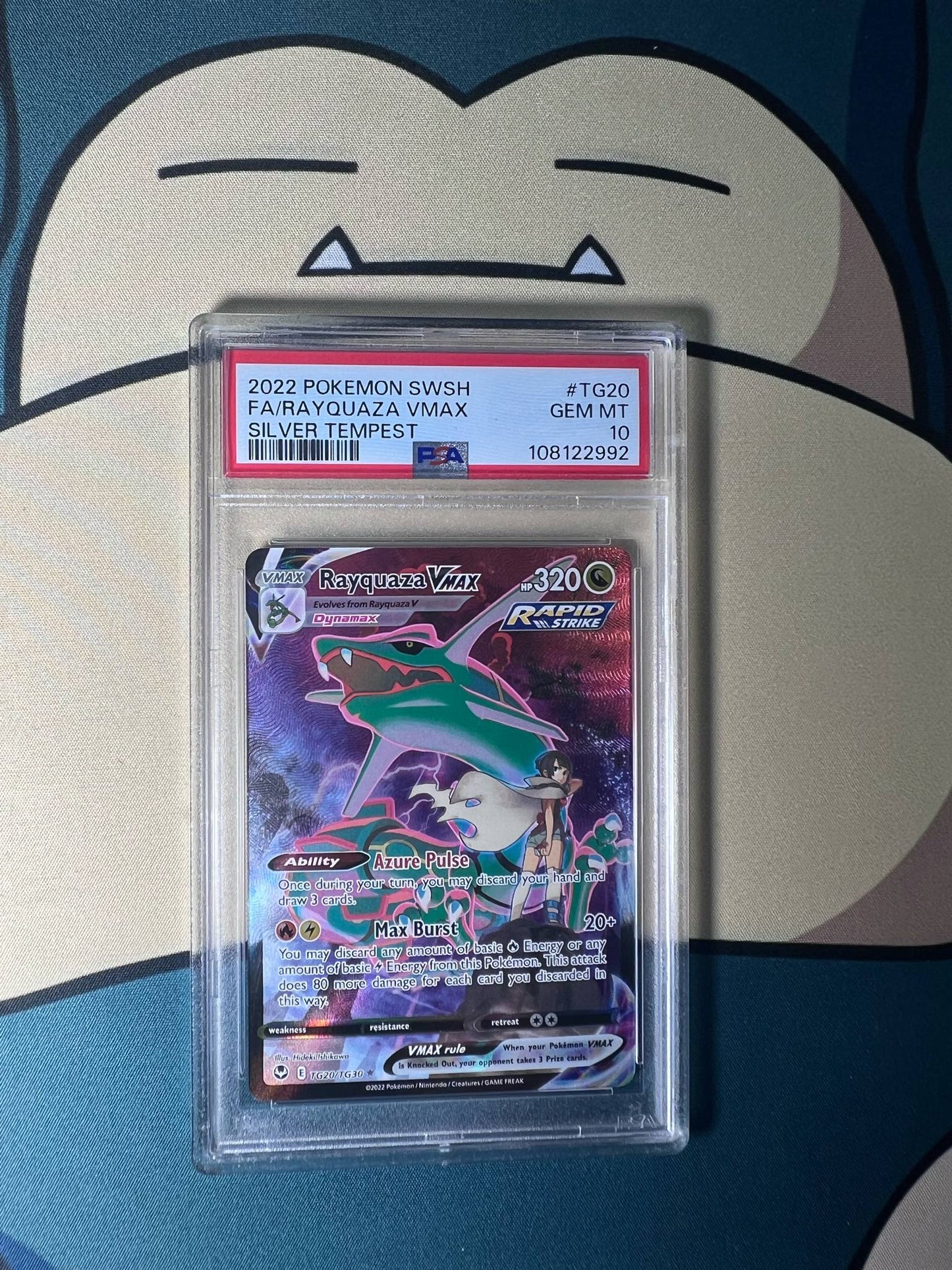 Pokemon Rayquaza VMAX #TG20 Pokemon Silver Tempest PSA 10