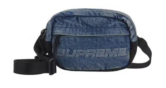Supreme Denim Mini Shoulder Bag Washed Indigo