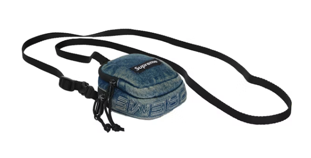 Supreme Denim Mini Utility Bag Washed Indigo
