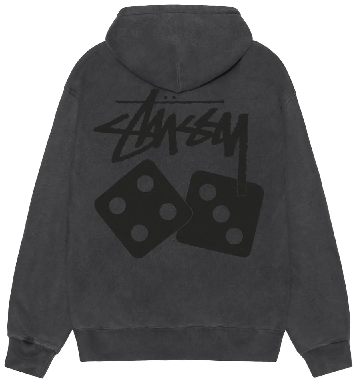 Stussy Dice Hoodie Pigment Dyed 'Black'