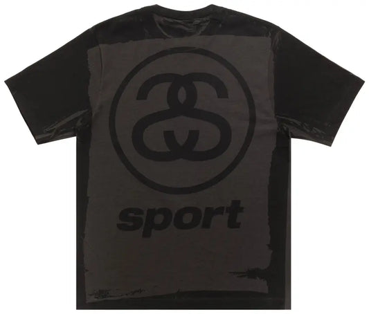 Stussy Link Sport Tee Pigment Dyed 'Faded Black'