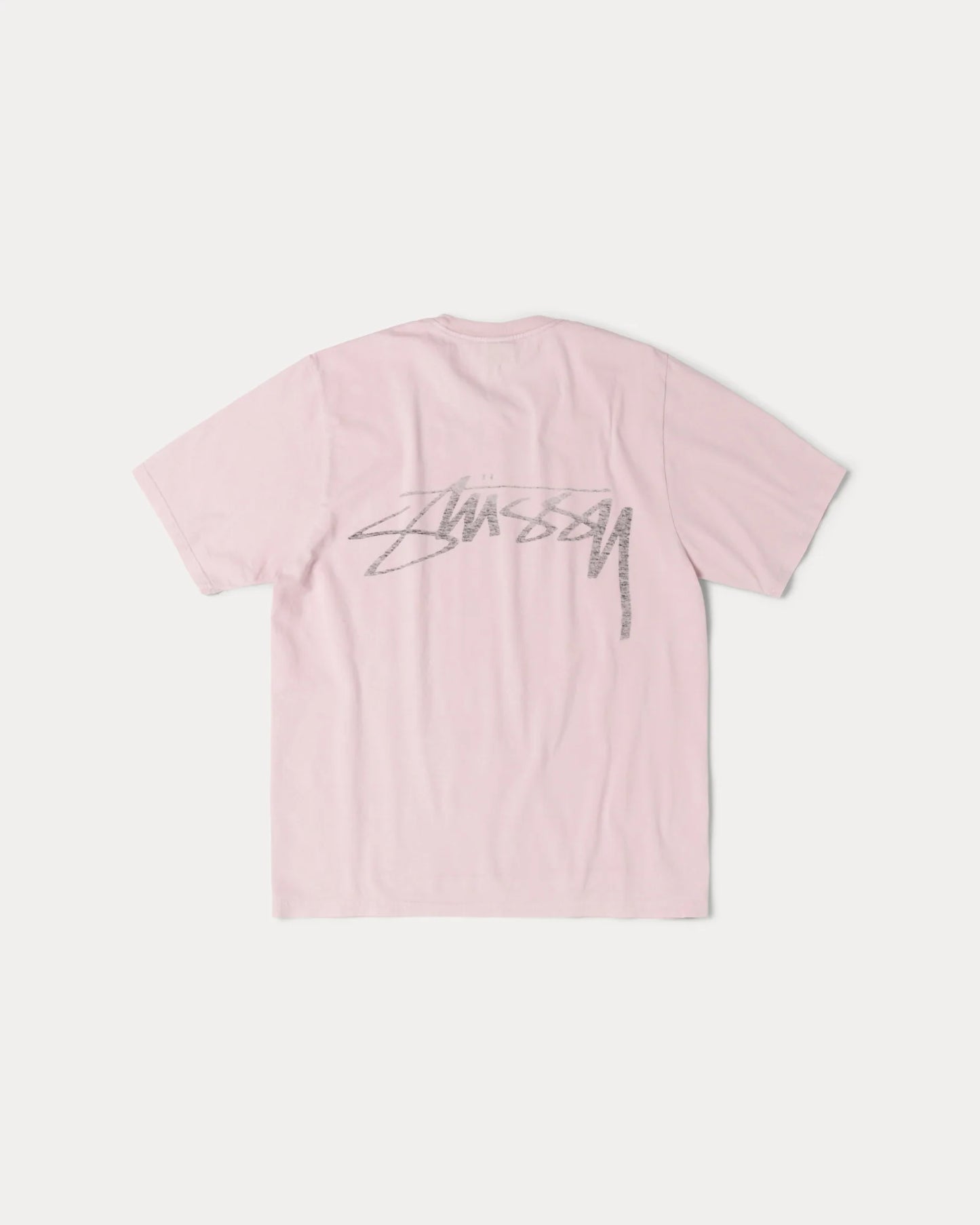 StussySmoothReverseTeePigmentDyedPinkIcySocietySLC
