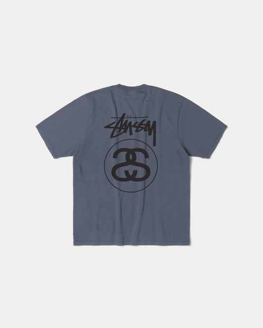 Stussy Stock Link Tee Pigment Dyed Tee Navy