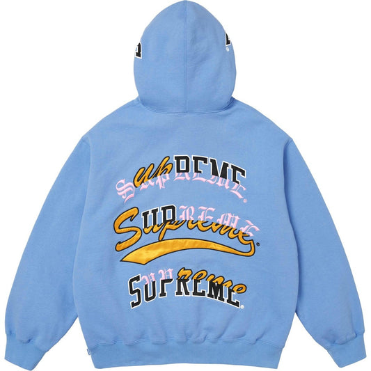 SupremeMultiLogosHoodedSweatshirtBlueIcySocietySLC